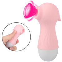 Vibrador Estimulador Sugador de Clitóris e Mamilo Recarregável USB Potente Sucção