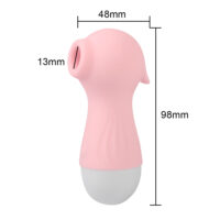 Vibrador Estimulador Sugador de Clitóris e Mamilo Recarregável USB Potente Sucção - Imagem 7