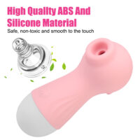 Vibrador Estimulador Sugador de Clitóris e Mamilo Recarregável USB Potente Sucção - Imagem 8