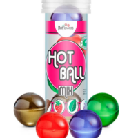 Bolinha Hot Ball Beija Muito Mix Com 4 Unidades