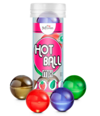 Bolinha Hot Ball Beija Muito Mix Com 4 Unidades