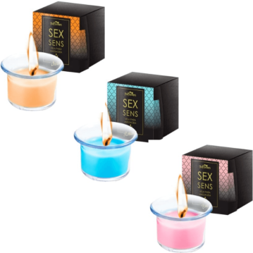 Vela Aromática Para Massagem Sex Sens 20g