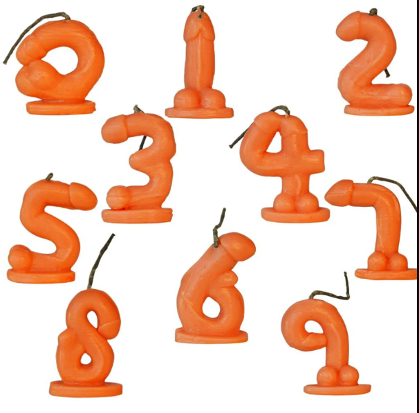 Vela Erótica Em Formato De Pênis