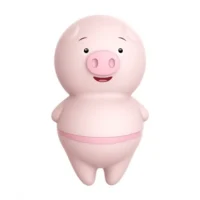 Estimulador De Clitóris Recarregável Com Língua Porquinho