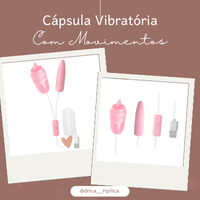 Cápsula Vibratória Bullet Com Movimentos de Língua Importação