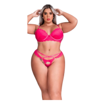 Conjunto Com Bojo E Elástico Cruzado Plus Size
