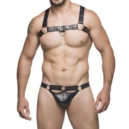 Cueca Jockstrap Em Cirrê com Detalhe Frontal 3 Argorlas