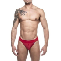 Cueca Jockstrap Fio Dental Vermelha