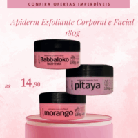 Apiderm Esfoliante Corporal e Facial 180g Apinil
