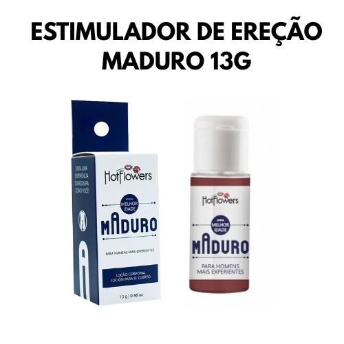 Estimulador De Ereção Maduro 13g Hot Flowers