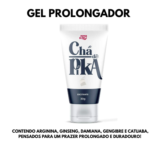 Gel Prolongador Excitante Chá De Pika 30g