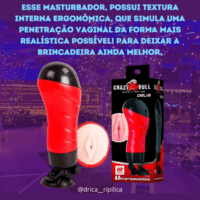 Masturbador Lanterna Em Formato De Vagina Com Voz Mega Import