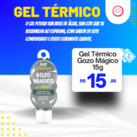 Gel Térmico Gozo Mágico 15g Poções Intt