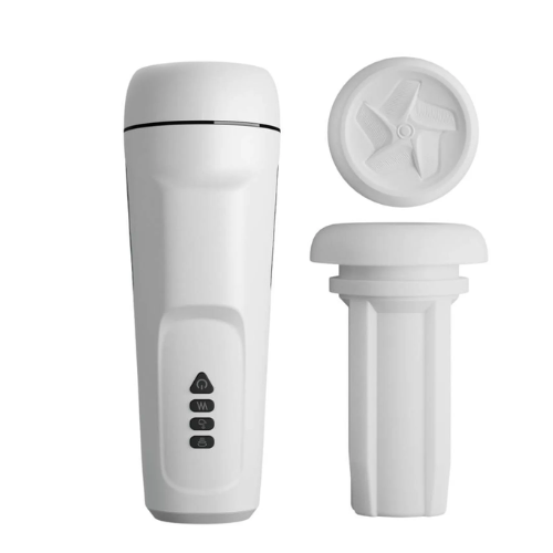 Masturbador Lanterna Com Gemido Vai E Vem Vibrador Rotativo - Imagem 2