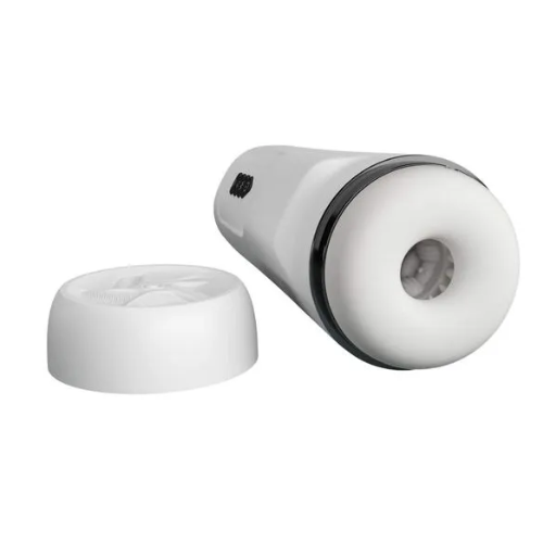 Masturbador Lanterna Com Gemido Vai E Vem Vibrador Rotativo - Imagem 3