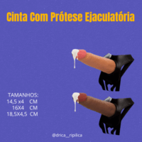 Cinta Peniana Com Prótese Ejaculatória