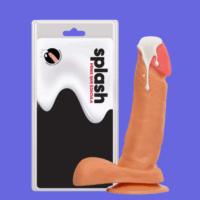 Prótese Ejaculatória Com Escroto E Ventosa 16,5X4 Cm Adão E Eva