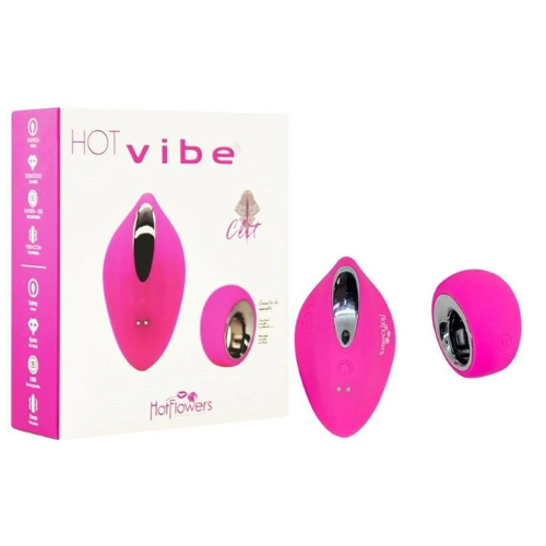 Vibrador Com 12 Vibrações Hot Vibe Clit Sem Fio Hot Flowers - Imagem 2